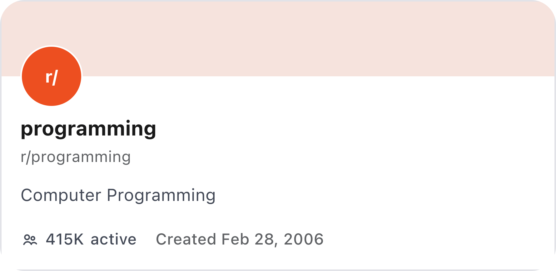 Reddit Subreddit Profile wide